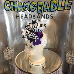 Infants and girls interchangeable headbands & bows